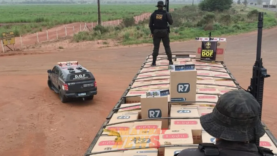 Incautan en Brasil una millonaria carga de cigarrillo paraguayo de presunto contrabando