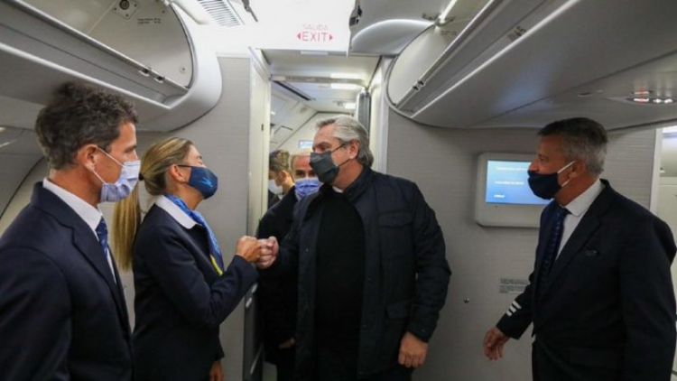 Alberto Fernández partió para una gira por Portugal, España, Francia e Italia