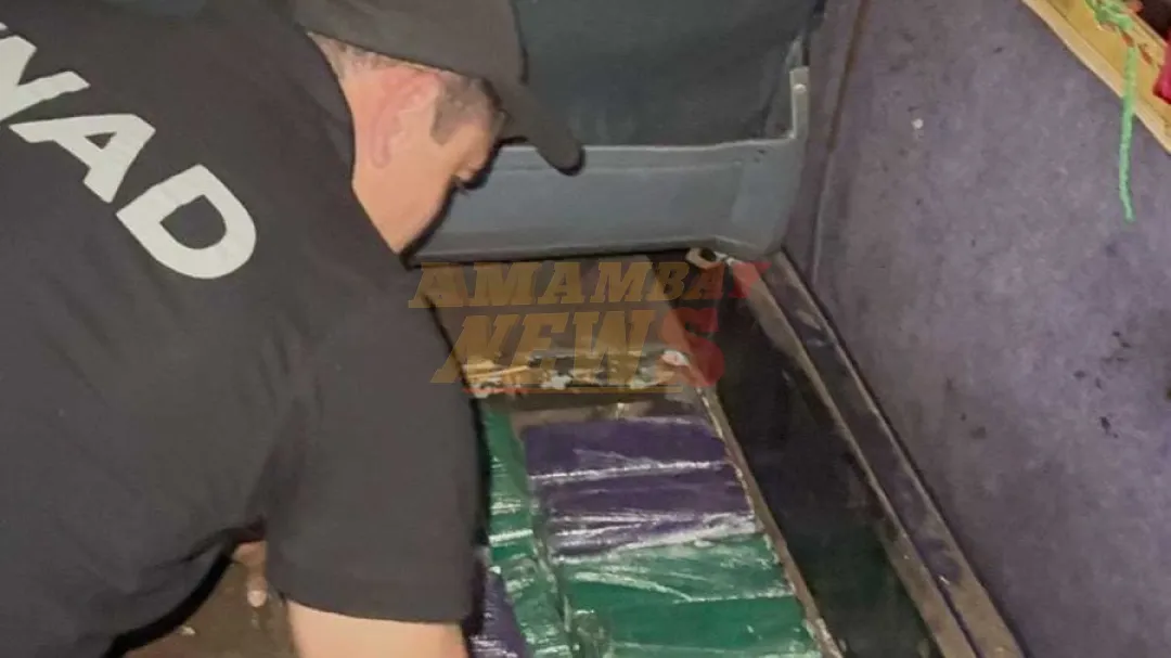 Cae otro bus de “narcoturismo” con más de 1.600 kilos de marihuana en Caacupé