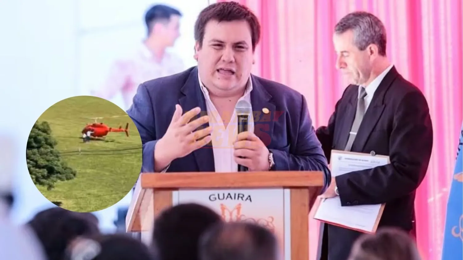 César Sosa justifica uso de un helicóptero para ir al supermercado: «Es de la familia»