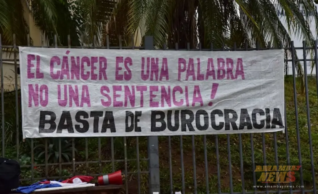 Pacientes oncológicos se descompensan durante protesta por escasez de medicamentos