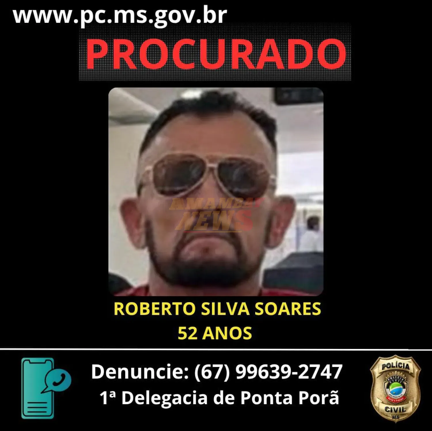 Acusado de intento de homicidio es hallado muerto en Ponta Porã