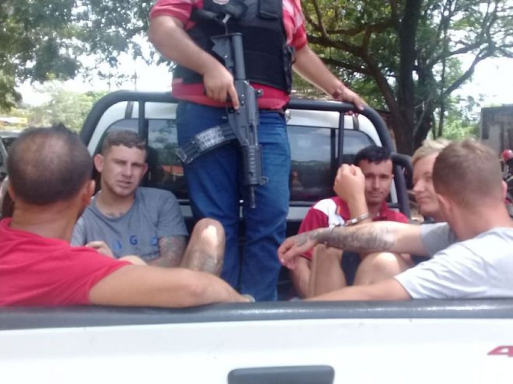 Caen cuatro brasileños y un paraguayo en Yby Yaú
