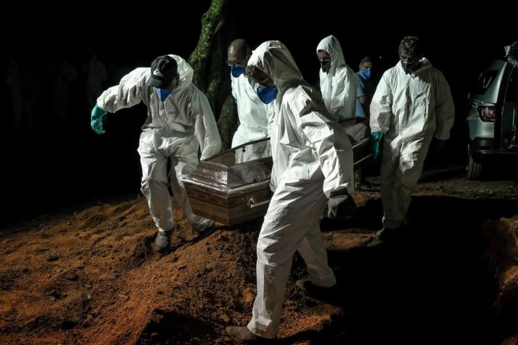 Covid-19: Brasil reporta 3.829 muertes en 24 horas