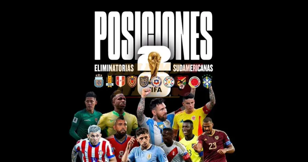 La tabla de las Eliminatorias Sudamericanas