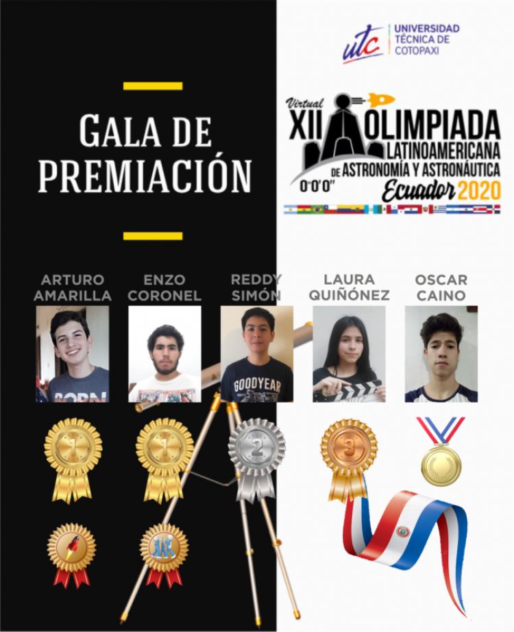 Paraguayo que ganó medallas de oro en las Olimpiadas Latinoamericanas de Astronomía cuenta su experiencia