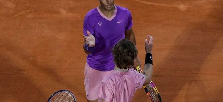 Nadal eliminado por Rublev en los cuartos de final de Montecarlo