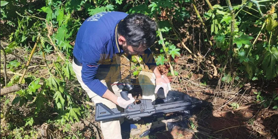 Dos fusiles de asalto fueron encontrados en bosque de Canindeyú