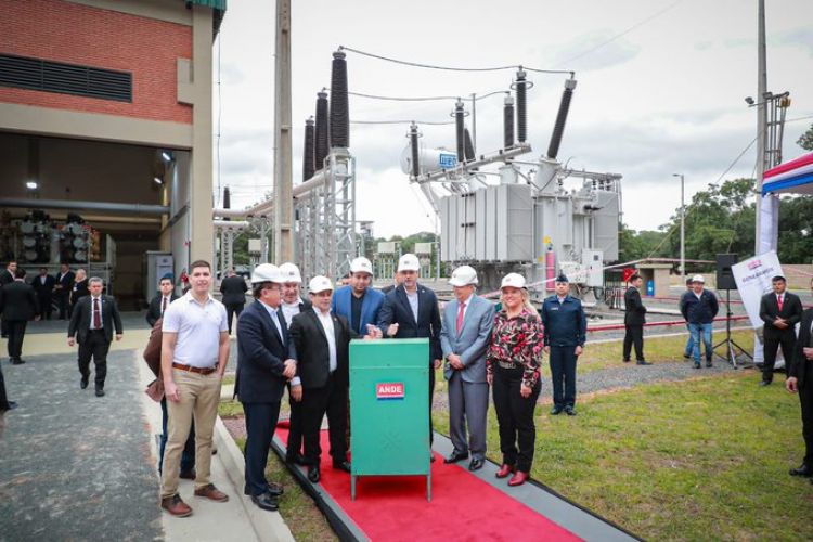 ANDE inauguró subestación que beneficiará a 60 mil usuarios