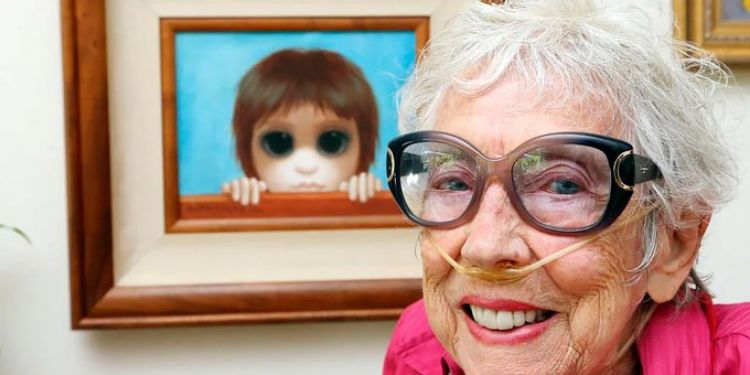 Murió Margaret Kane, la artista de los retratos con ojos enormes