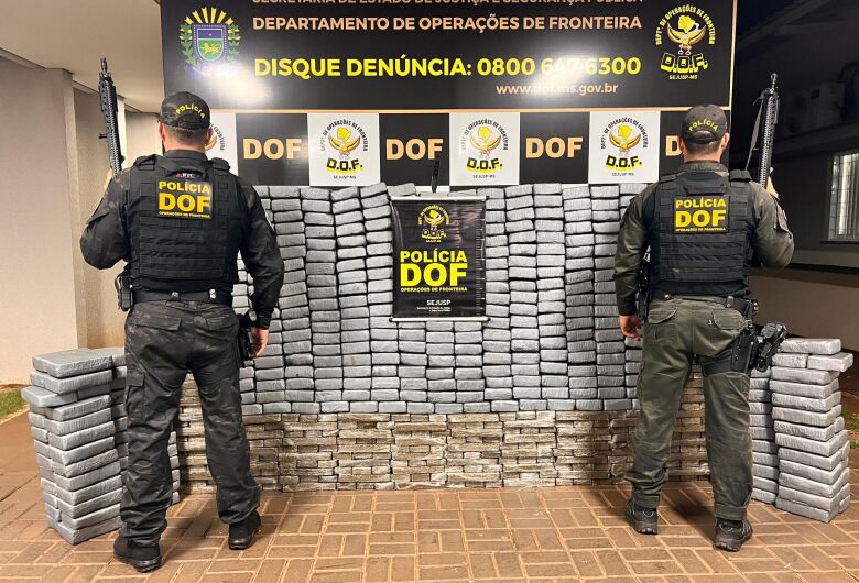 Brasil: La policía incauta casi una tonelada de cocaína y marihuana en Dourados