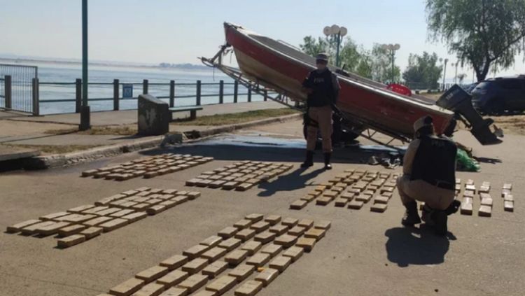 Decomisan 180 kilos de marihuana paraguaya en Argentina