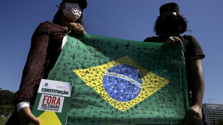 Covid-19: Brasil registra 313 muertes en 24 horas