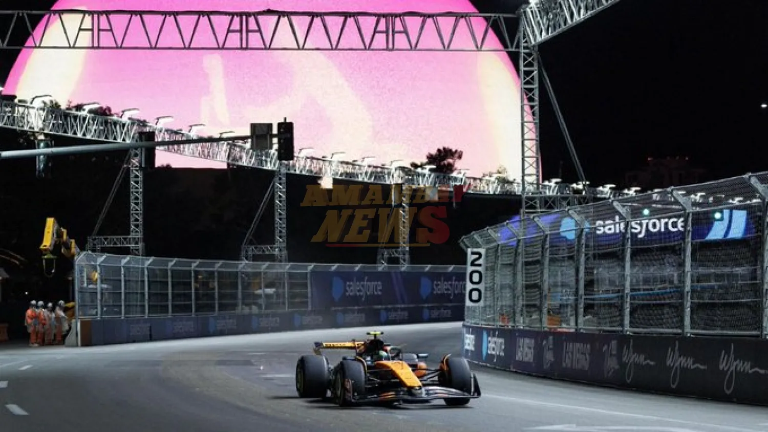 Charles Leclerc y Lando Norris dominan las primeras prácticas del GP de Las Vegas