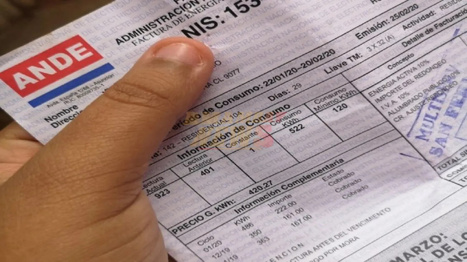 Sugieren arreglar morosidad estatal antes de elevar la tarifa de la ANDE