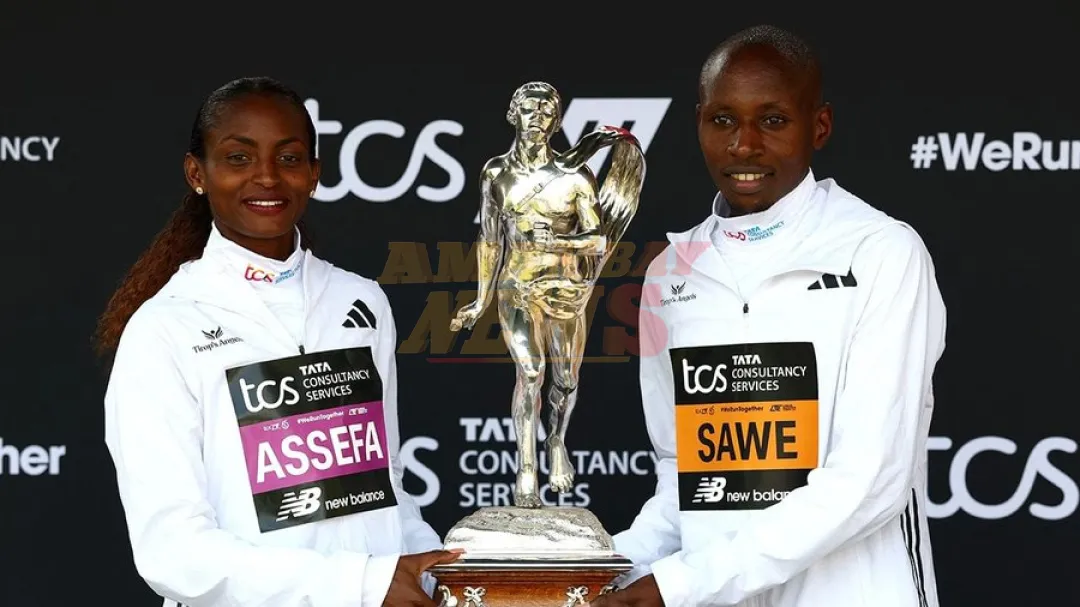 El keniano Sabastian Sawe conquista el Maratón de Londres; la etíope Tigst Assefa impone récord en la rama femenina