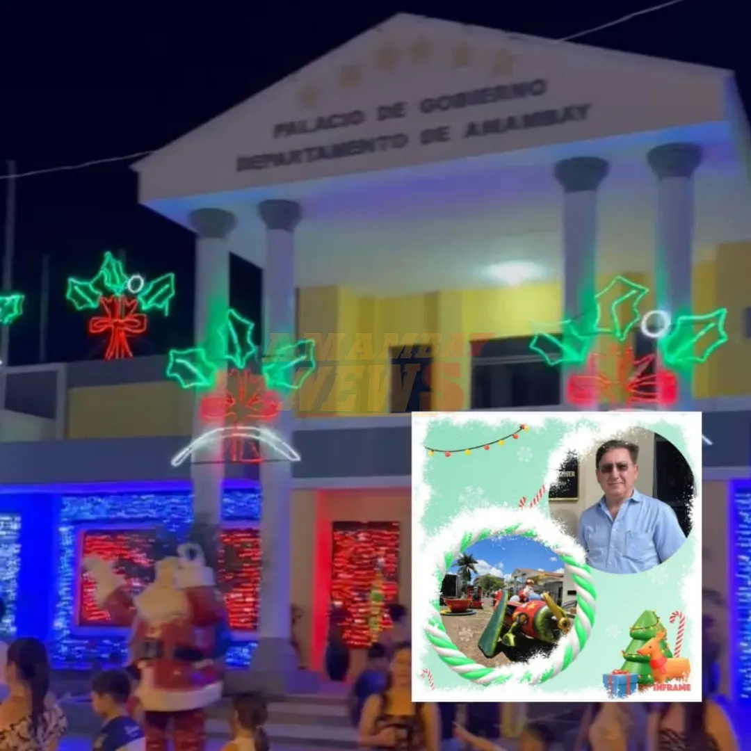 VIDEO: Hasta el predio de la Gobernación de Amambay, fue decorado por don Pedro Mezher