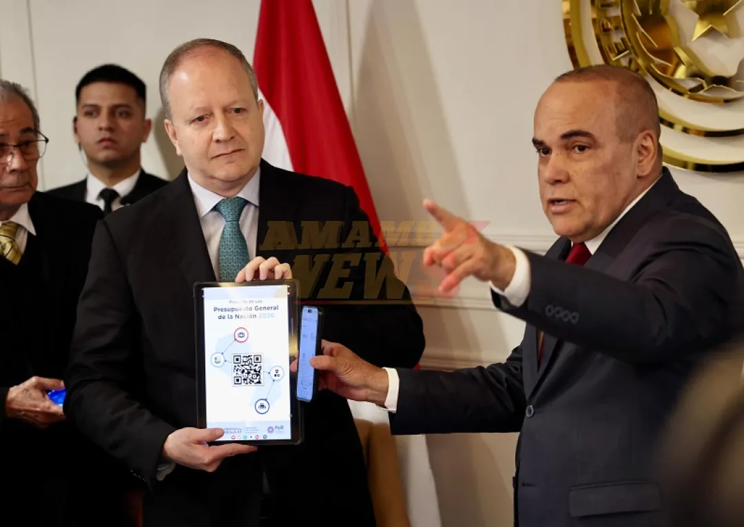 Ejecutivo entrega proyecto de Presupuesto 2026 al Congreso