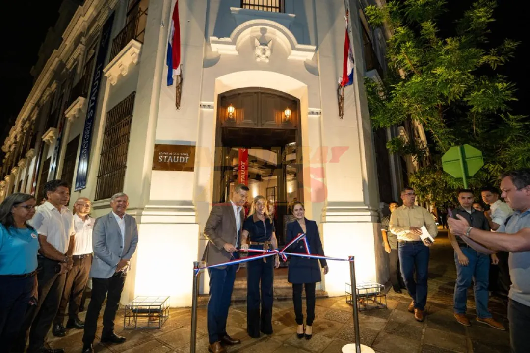 Santi inauguró el Espacio Cultural Staudt y las oficinas de la Secretaría Nacional de Cultura