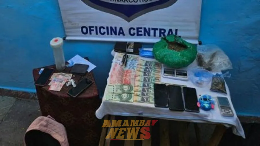 Tres detenidos por venta y delivery de drogas al menudeo en Asunción