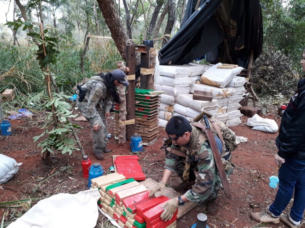 Más de dos toneladas de marihuana destruidas en Bella Vista