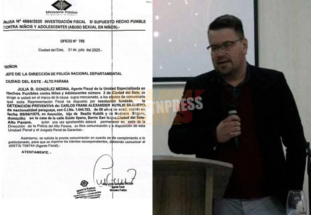 Imputan a pastor de Minga Guazú por abuso a menor