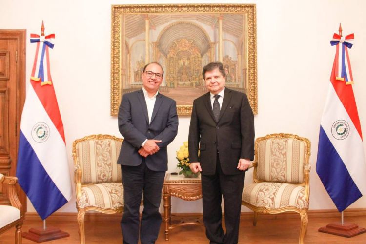 Hugo Fleitas y Euclides Acevedo mantuvieron un encuentro político