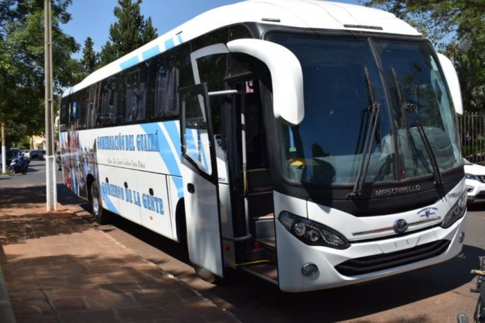 Aparece otro bus de oro comprado por la Gobernación del Guairá