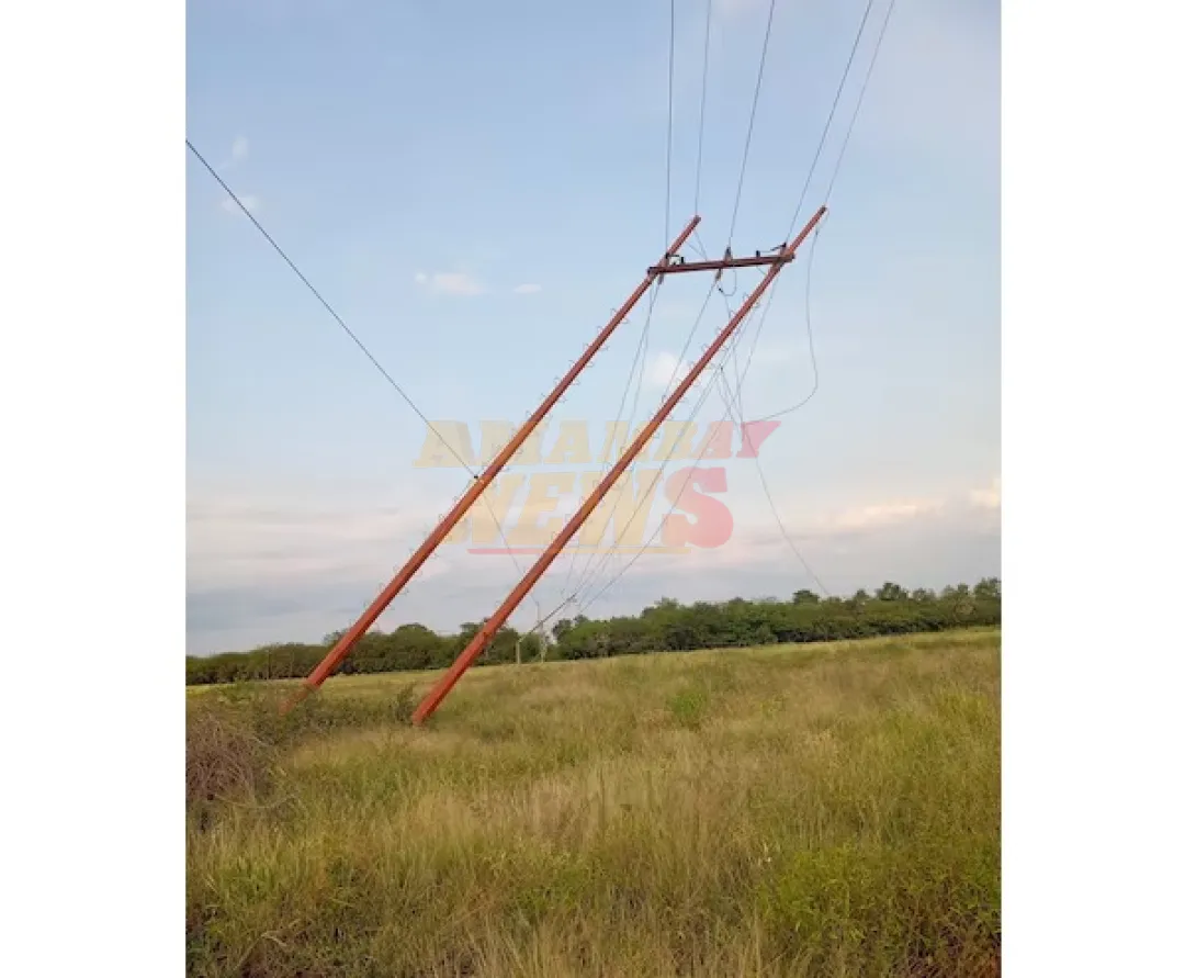 ANDE restableció el servicio eléctrico en Alto Paraguay tras 37 horas de corte