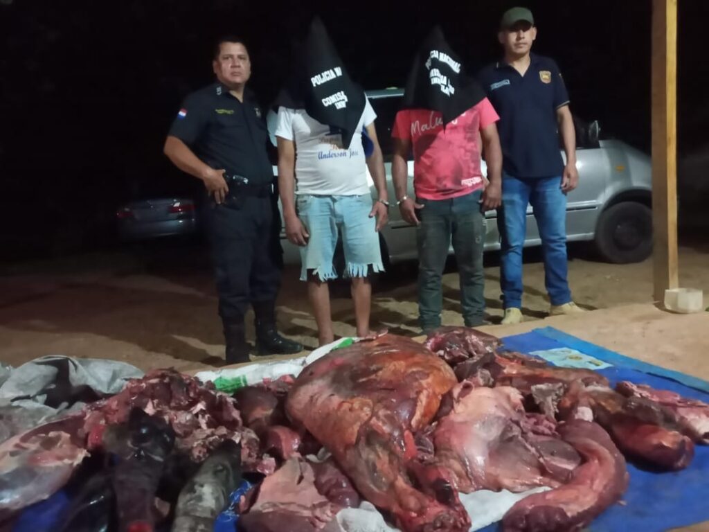 Detenidos con 110 kilos de carne niegan ser abigeos y denuncian pedido de coima por parte de la policía