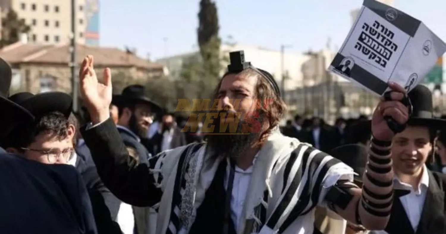 Israel: miles de ultraortodoxos protestan en Jerusalén contra el servicio militar obligatorio