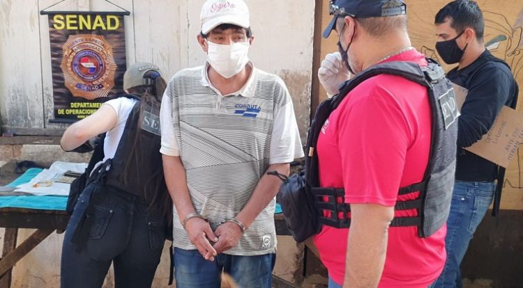 Capturan a "maleta", lder en venta de crack en el barrio San Pablo de Asuncin
