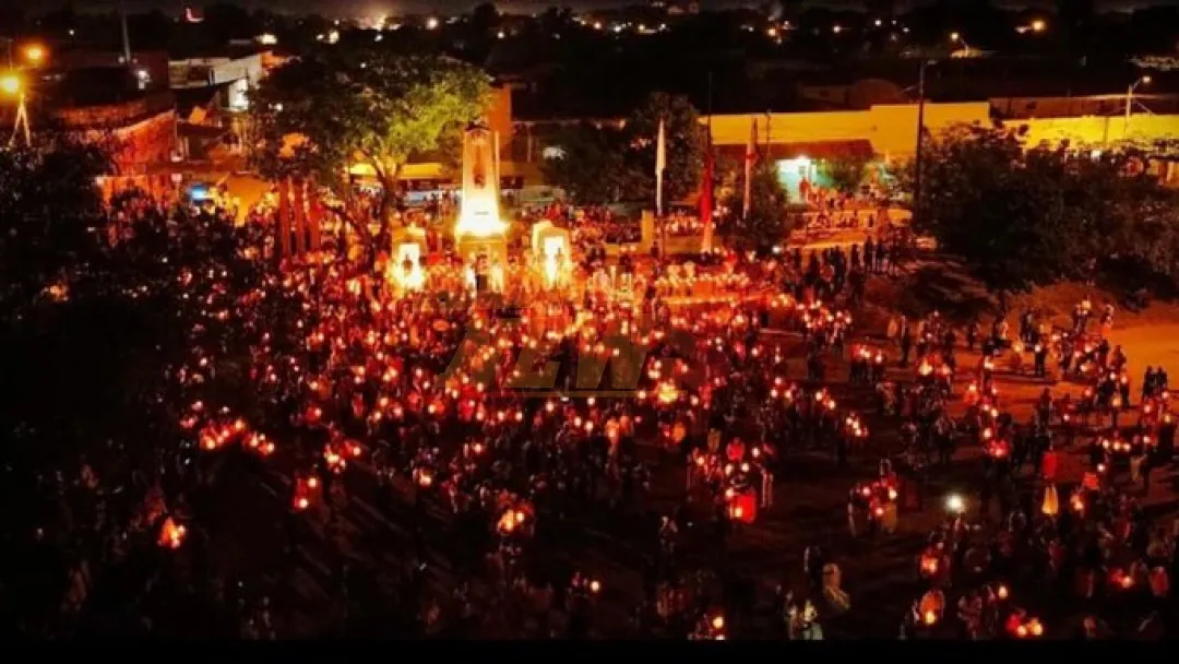 Camino de luces es la principal atracción de Semana Santa en Concepción