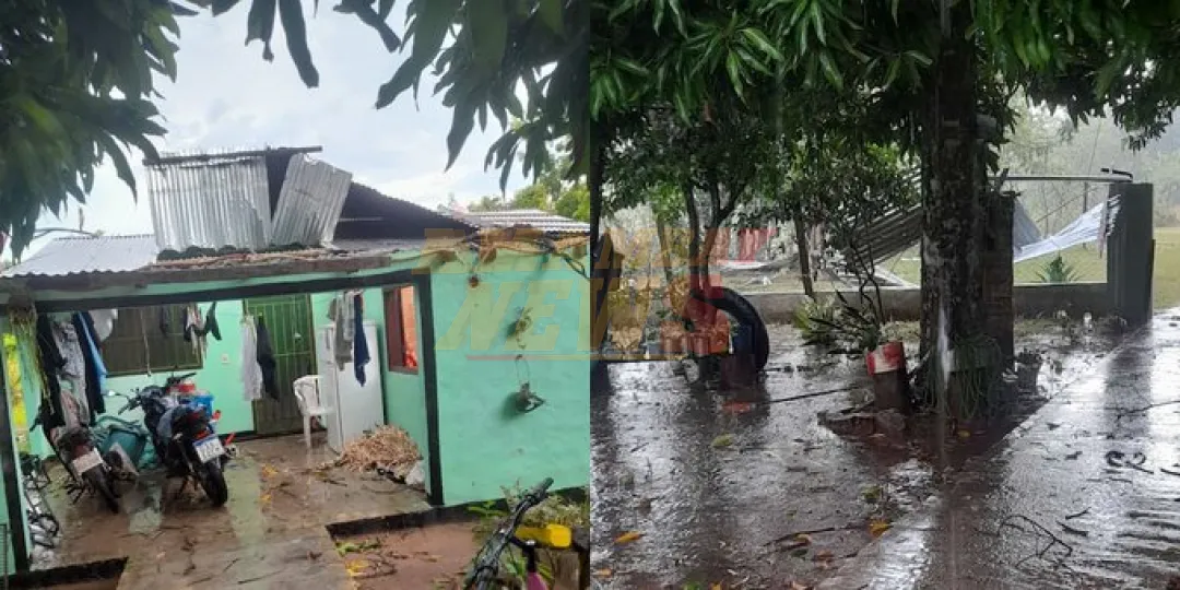 Asisten a 37 familias de San José de los Arroyos afectadas por un temporal