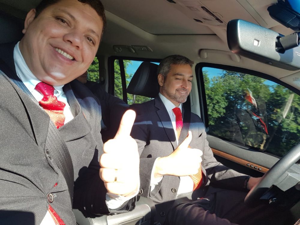 Protesta por visita de Marito en Pedro Juan Caballero
