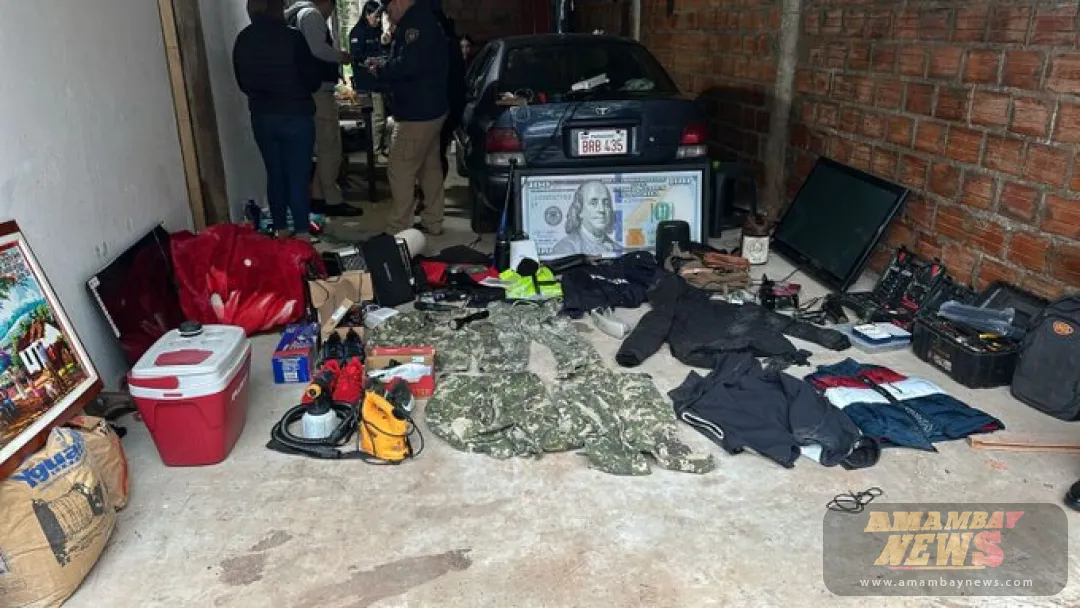 La Policía detiene a líder de banda dedicada a robos domiciliarios tras allanamiento en Luque