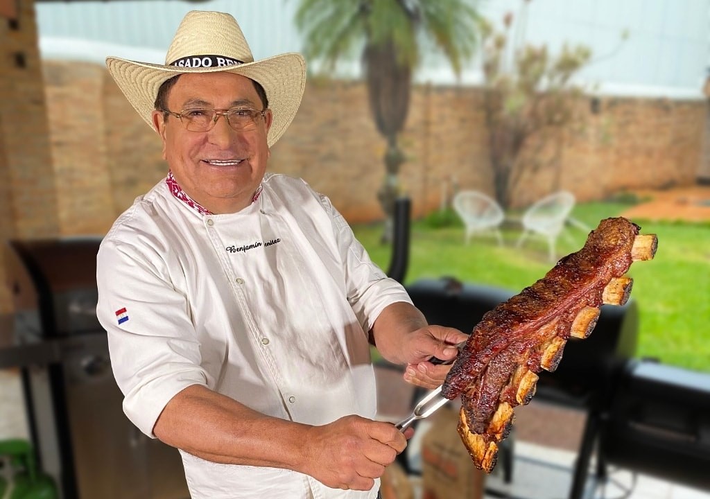 Asado Benítez irá de gira a los EEUU para promocionar la carne paraguaya