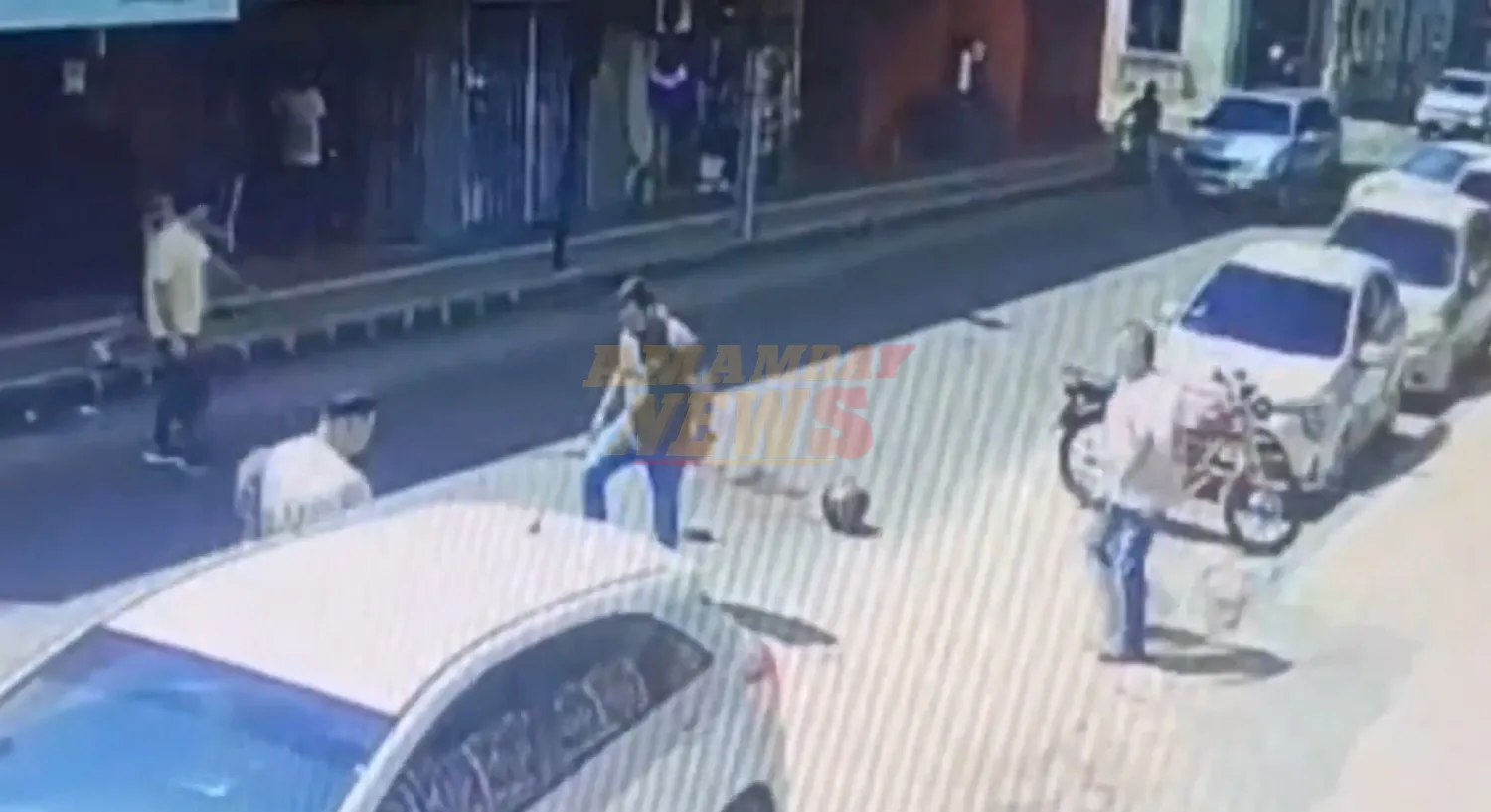 Delincuente apedreado y baleado está fuera de peligro