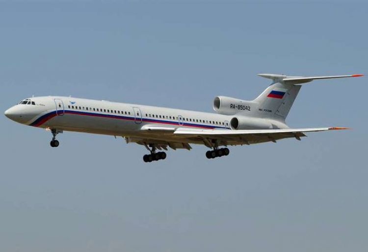 El legendario Tupolev Tu-154 ruso realiza su último vuelo comercial