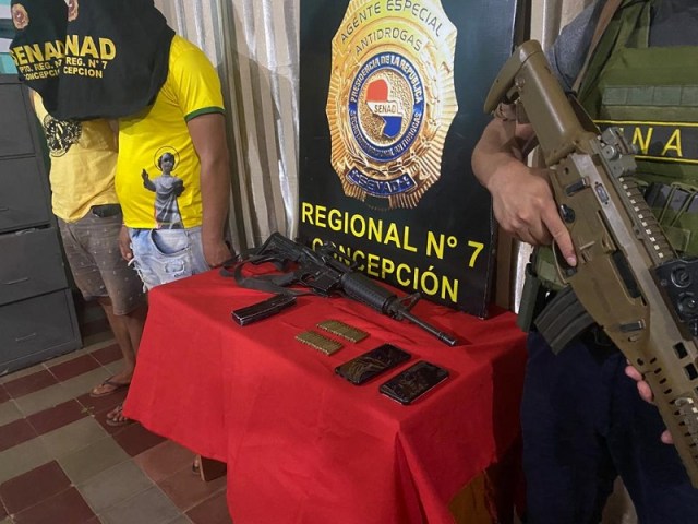 Capturan a hombres con fusil para el crimen organizado en Concepción