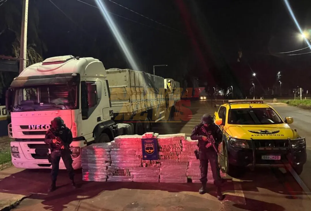 Cargamento de marihuana valuado en R$ 2 millones es interceptada en Ponta Porã