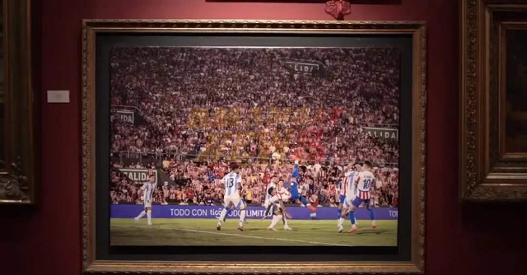 Una obra de arte eterna: el gol de Antonio Sanabria en el museo