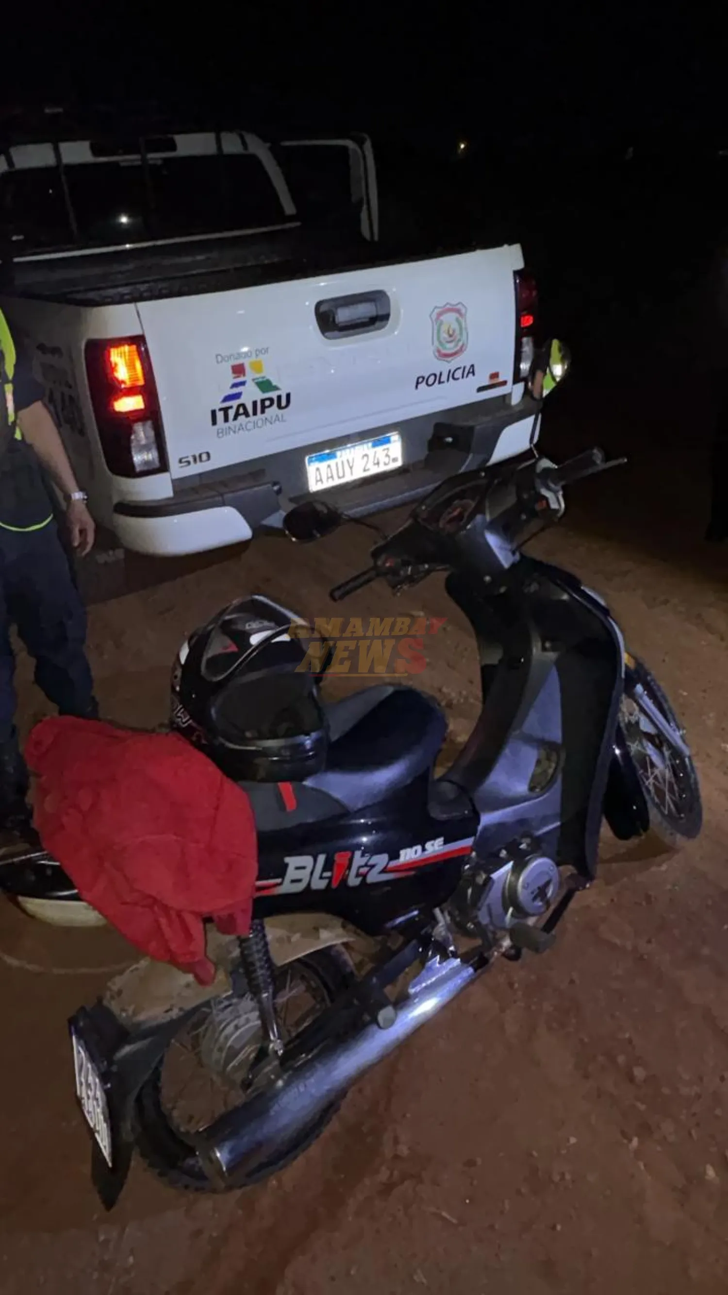 VIDEO: Motocicleta hurtada en Ponta Porã es recuperada rápidamente gracias a Frontier Security