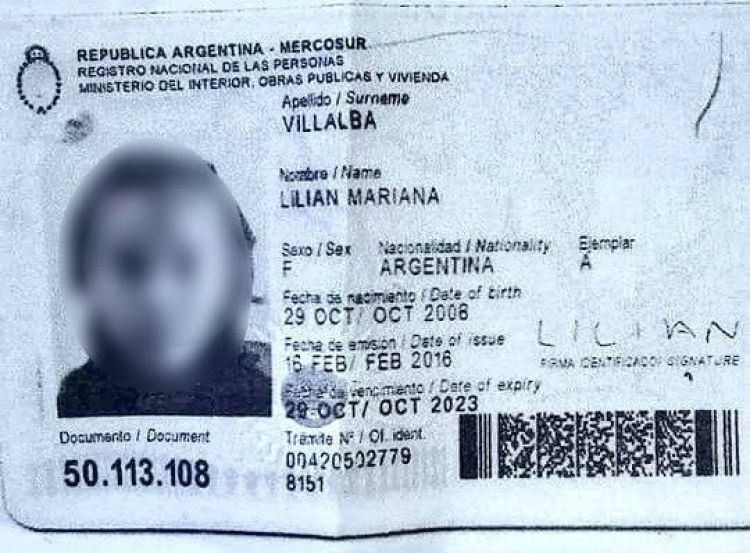 Familia presenta documentos de abatidas: eran argentinas y tenían solo 11 años