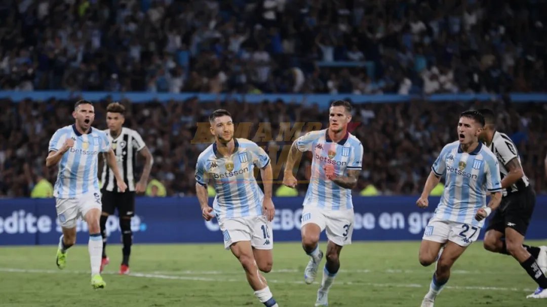 Racing vence con autoridad a Botafogo y llega con ventaja a la revancha