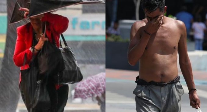 Pronostican día caluroso con lluvias y tormentas eléctricas