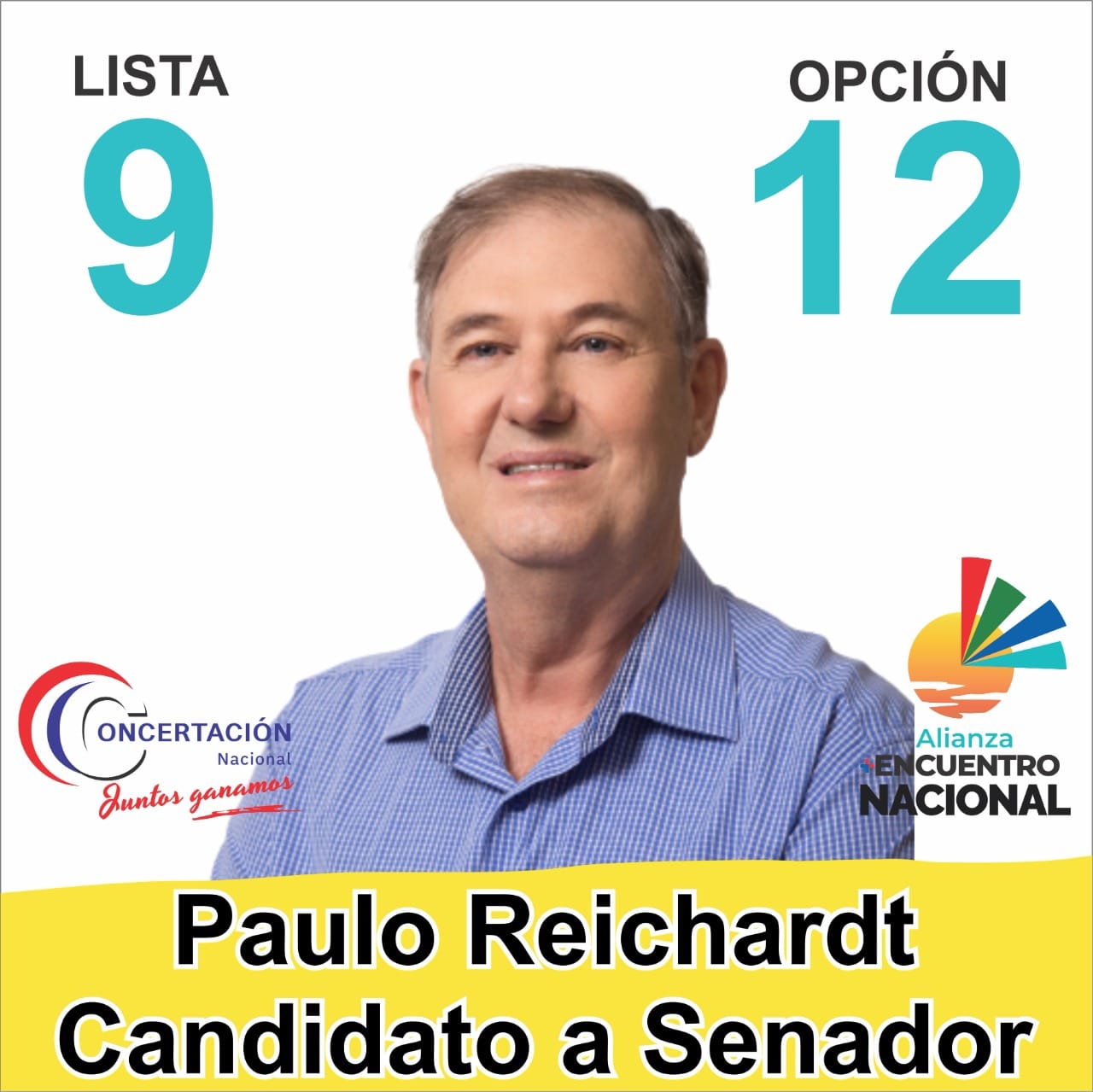 Paulo Reichardt tendrá reuniones con candidatos de la Concertación en Amambay
