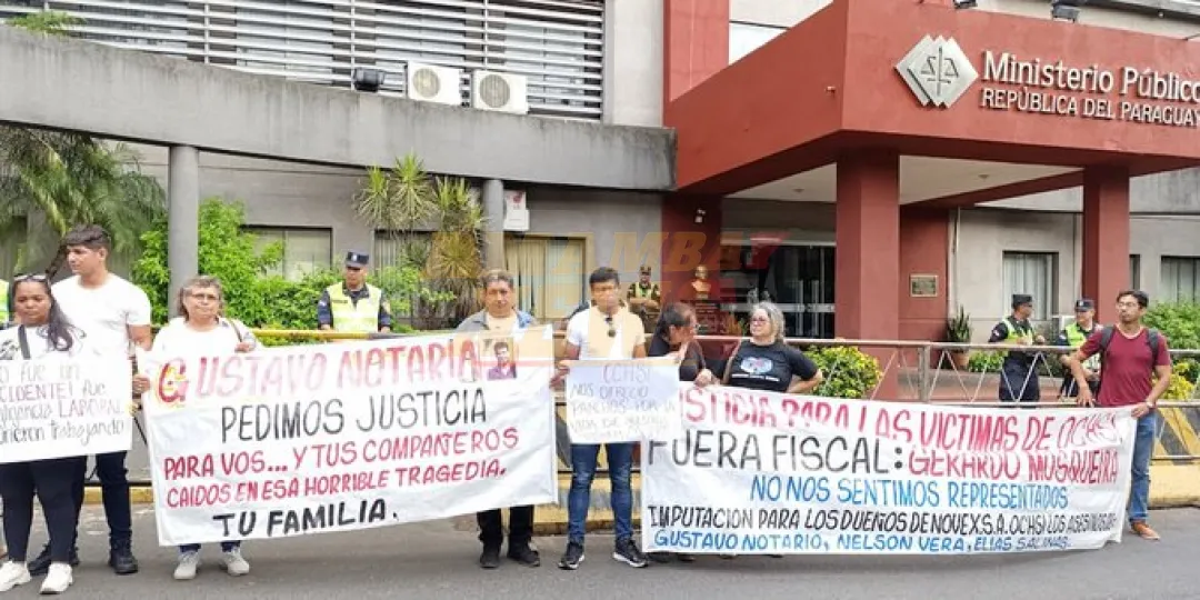 Fuga de amoníaco en Ochsi: familiares de víctimas protestan para exigir justicia