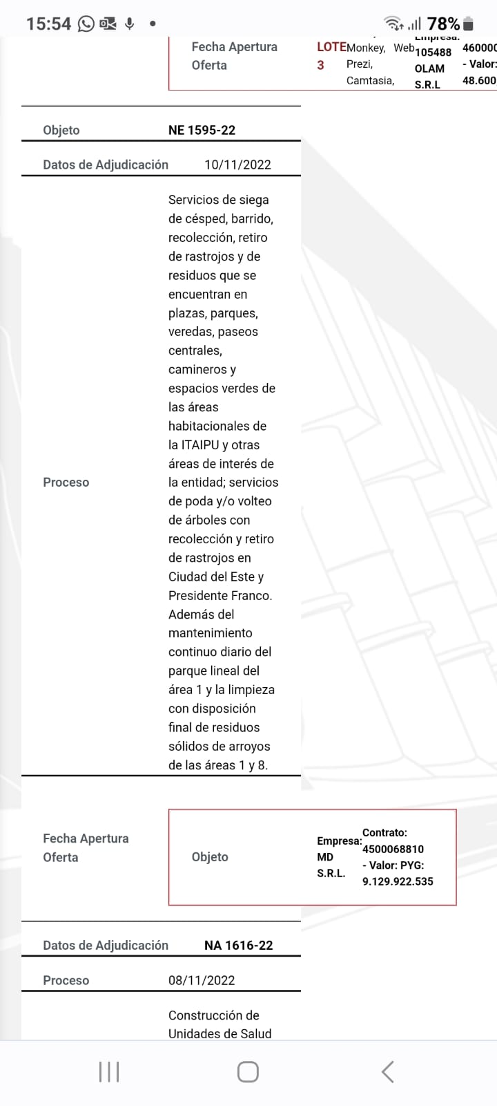 Suman y siguen negociados de Itaipu con empresas de políticos colorados