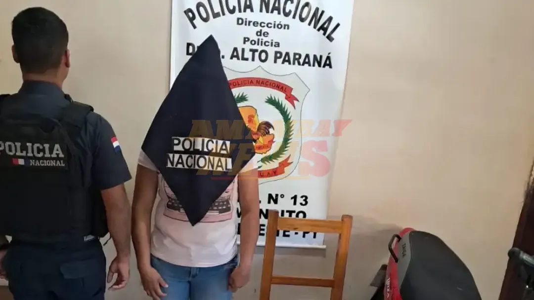 Policía detiene a trabajadora doméstica por hurto de más de G. 50 millones en CDE